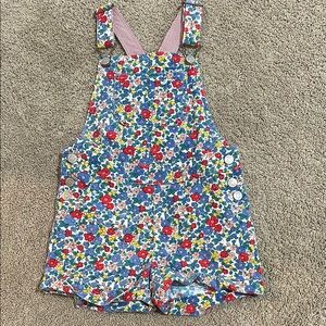 Mini Boden Corduroy Floral Kids Overalls